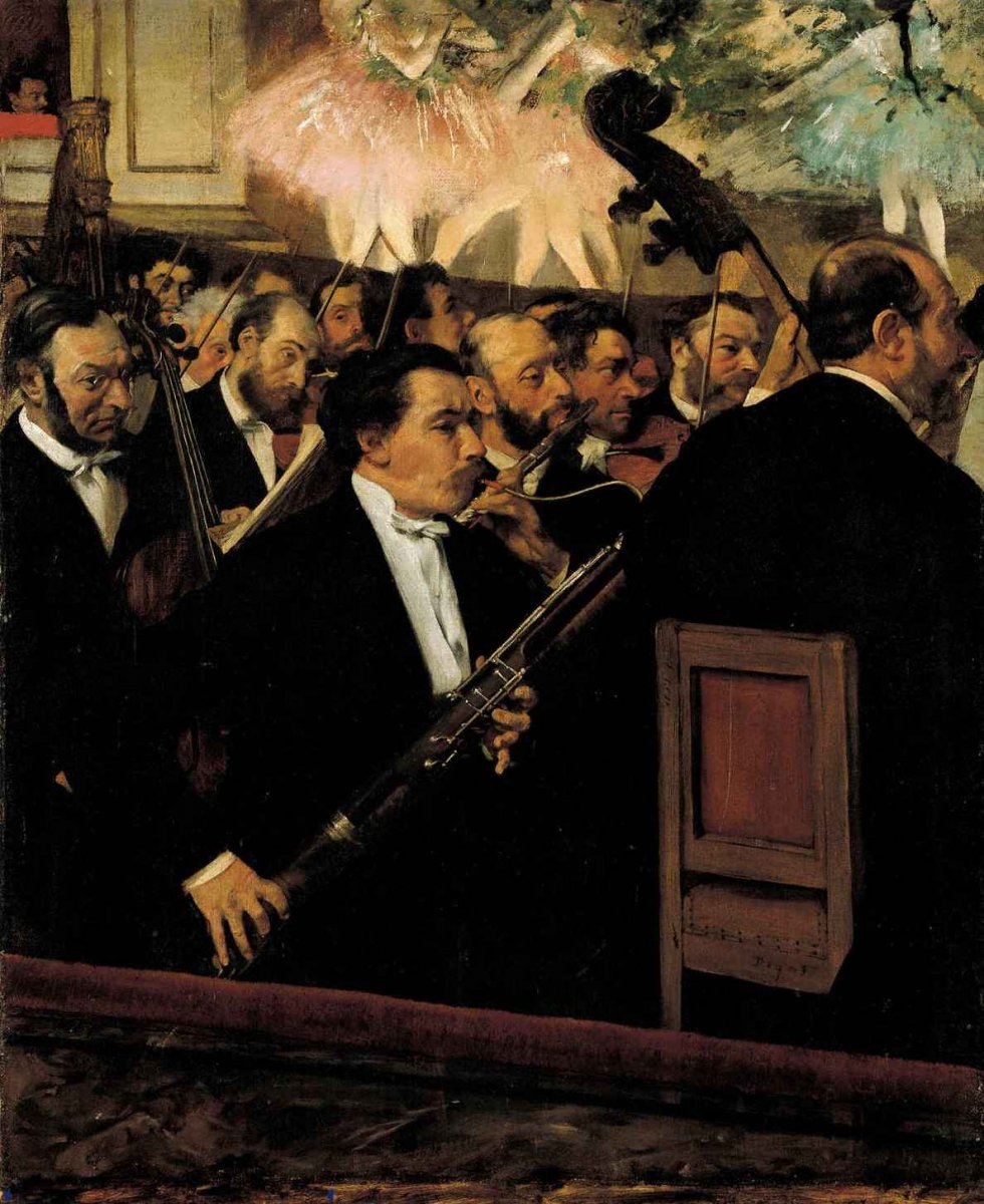 Edgar DEGAS: Musiciens à l'orchestre